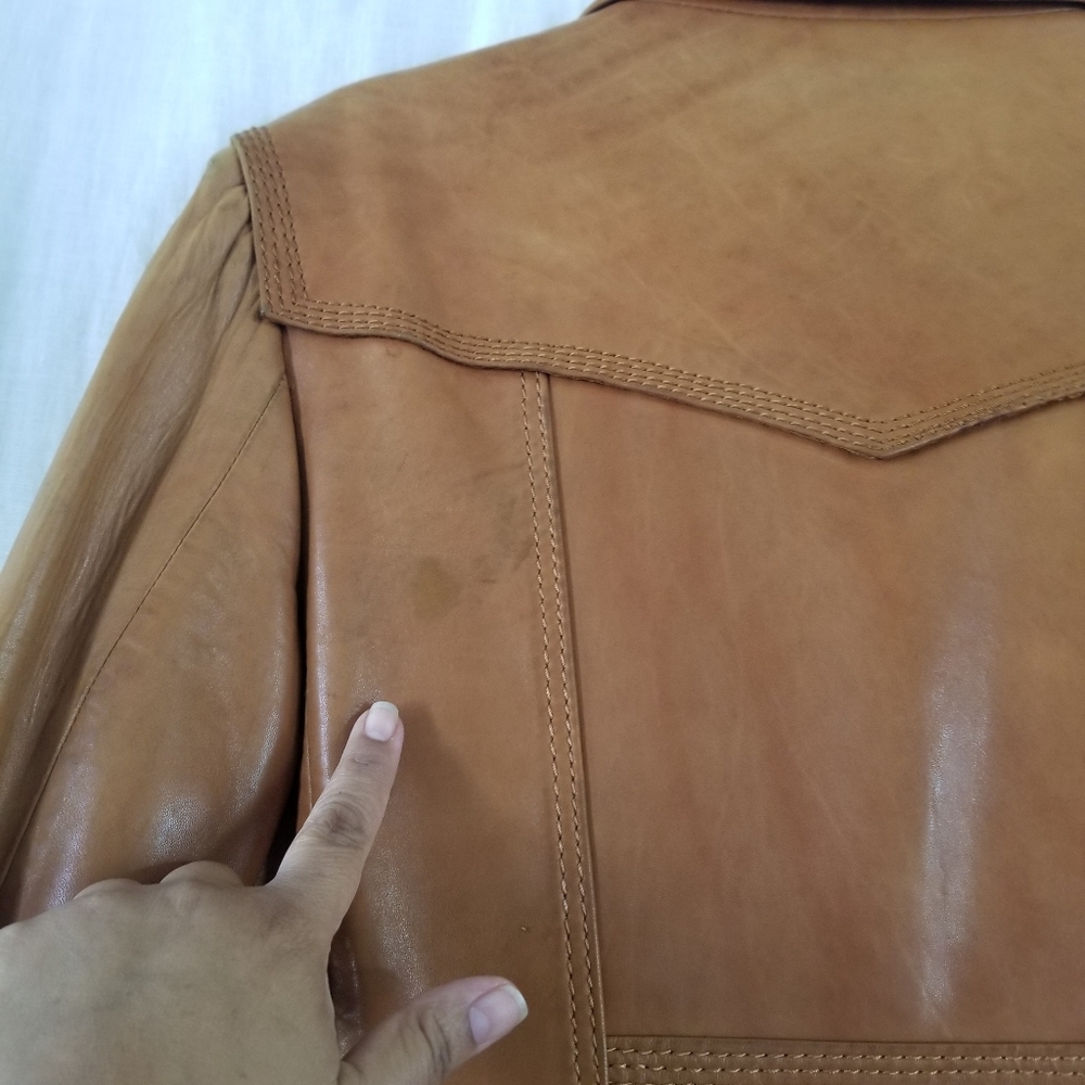 Fantastic International | Vintage 70s Leather Jacket - Picture 5 of 9